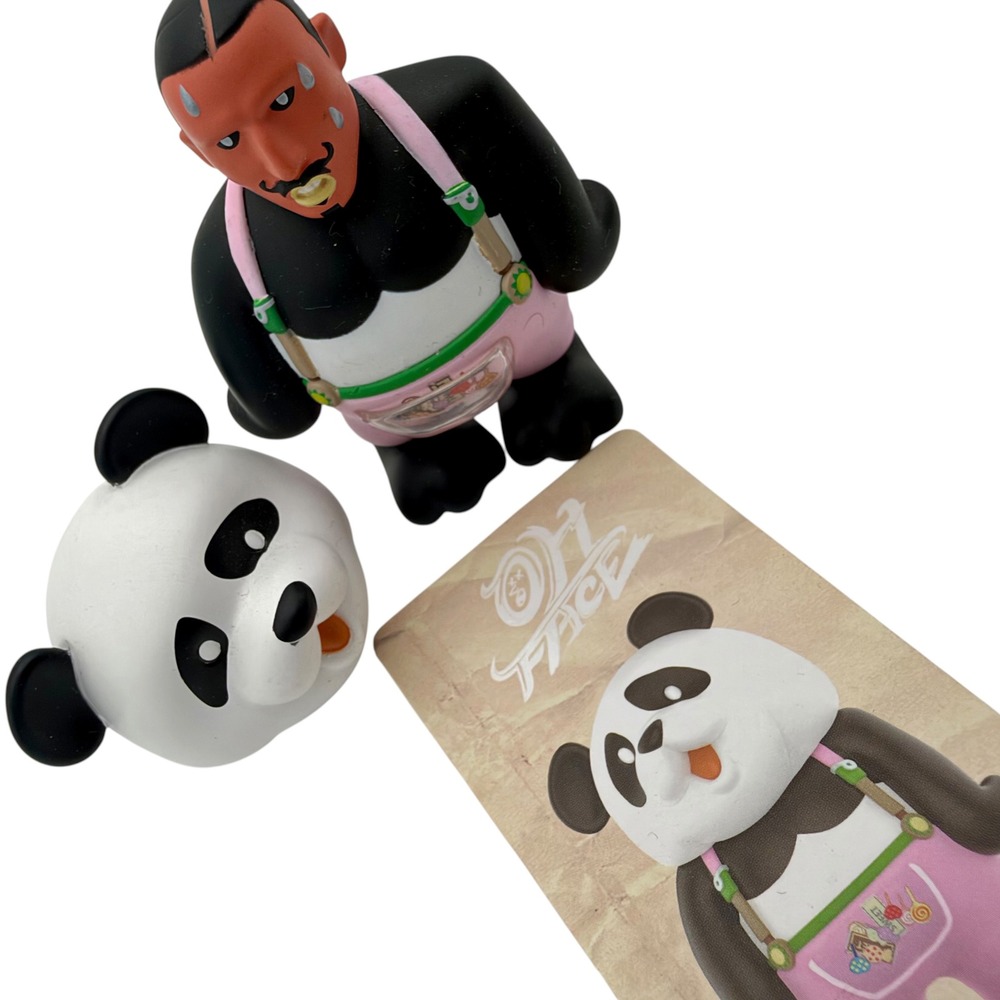 Pop Mart Coolrain LABO Oh Face Dapanda 06 Designer Art Toy Figure with Card Used